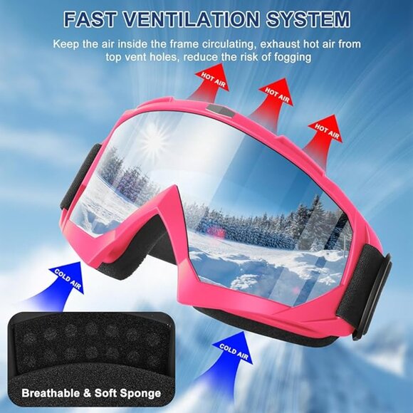 UV Protection Ski Snow Goggles - Picture 6 of 7